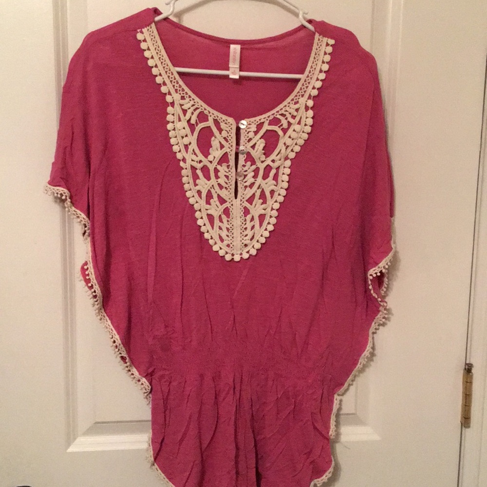 Magenta top